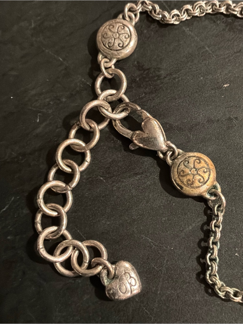 Brighton Silver Floral Pendant Necklace - Picture 5 of 5